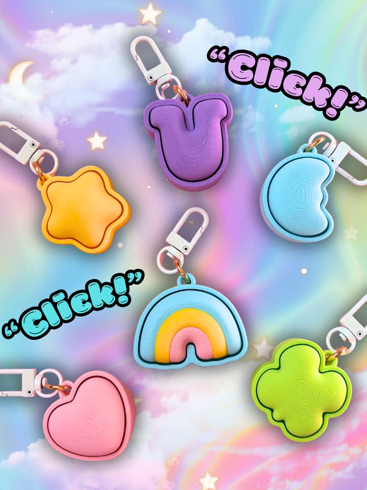 St. Patricks Day Marshmallow Charms Fidget Clicker for wholesale by Cosmic lovely