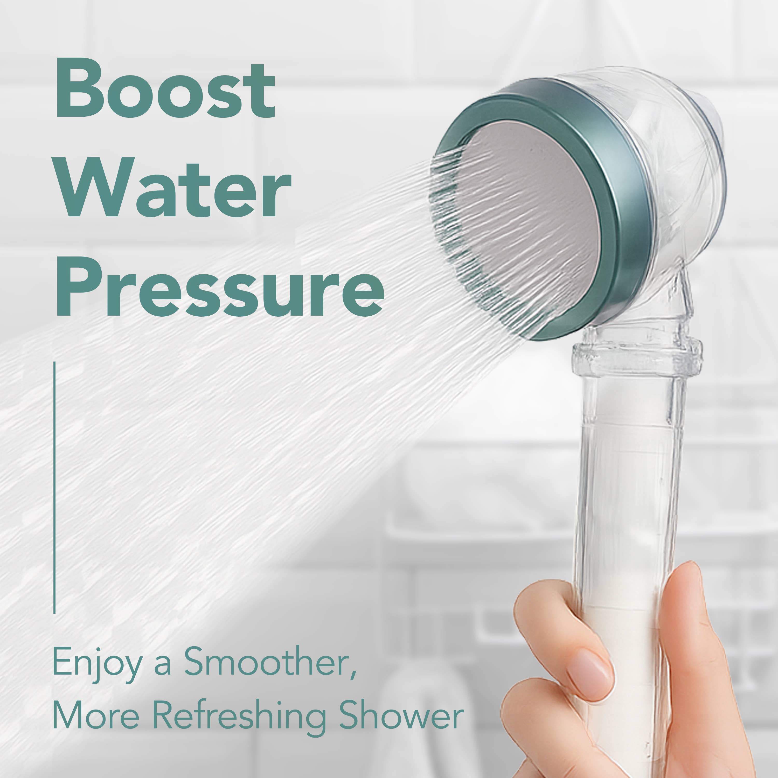 Kproduct4u – Großhandel Duschköpfe – ESL Doppelt-gefilterter Duschkopf (2 Farben)11