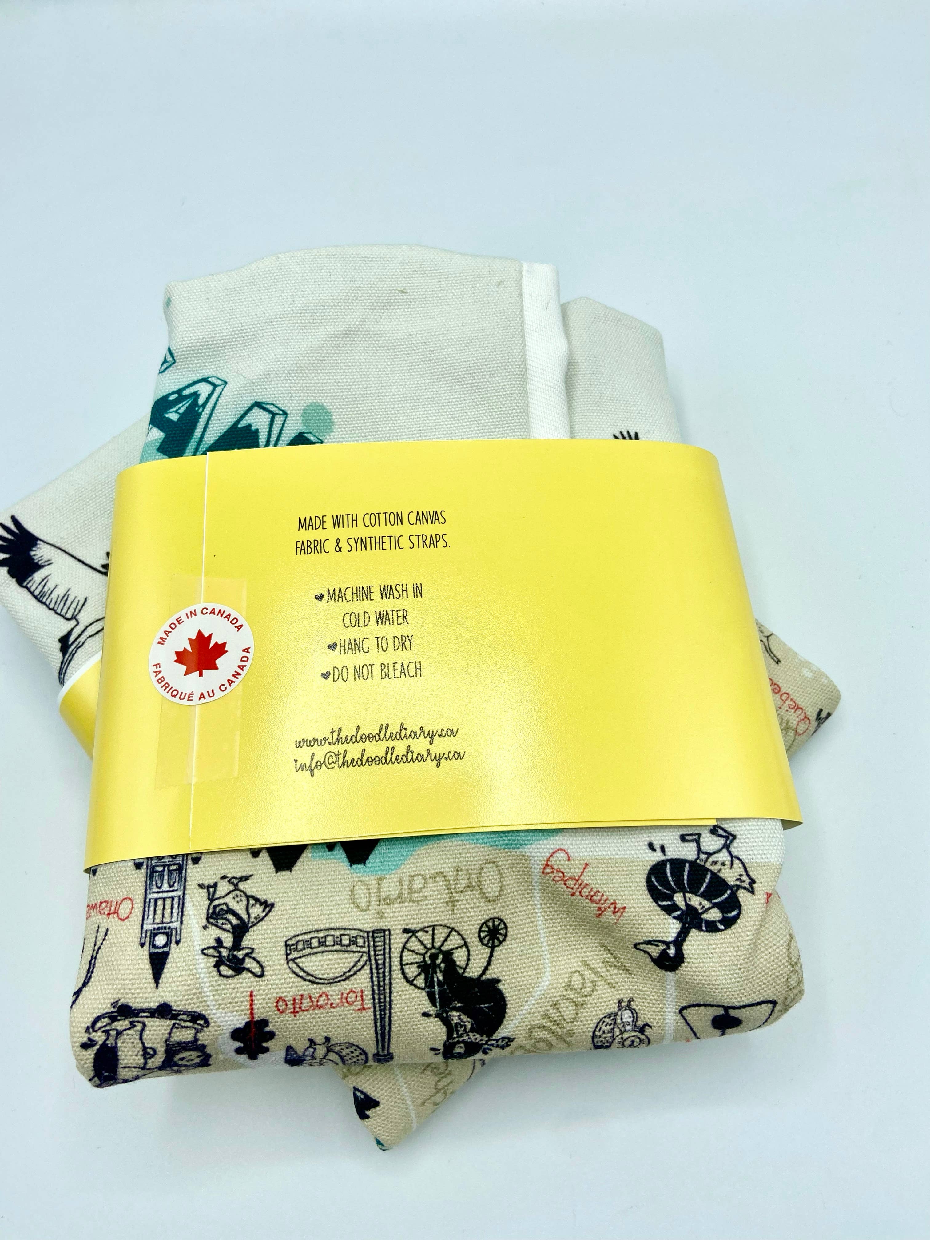 The Doodle Diary - Wholesale Tote Bag - Women's - Canada Canvas Tote Bag/ Souvenir6