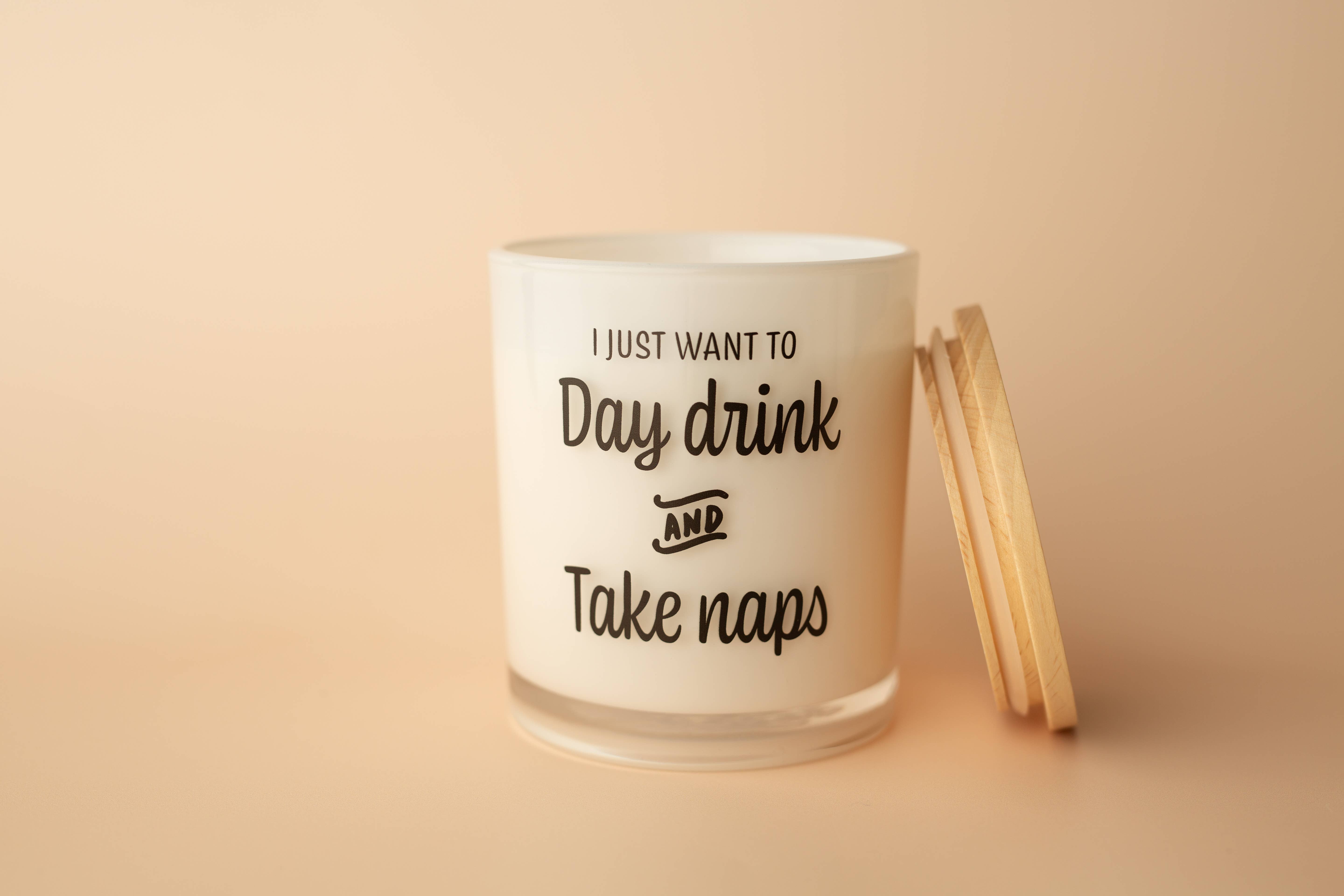 Unplug Soy Candles - Wholesale Jar/Filled Candle - Day Drink and Nap Soy Candle4