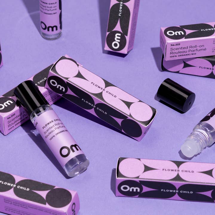 Om Organics Skincare - Wholesale Essential Oil Roll-On - Flower Child Scented Roll On