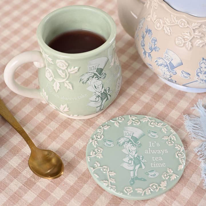 WIDDOP and Co. - Venta al por mayor Vaso/copa - Taza con estampado de Alicia en el país de las maravillas de Disney, Sombrerero Loco