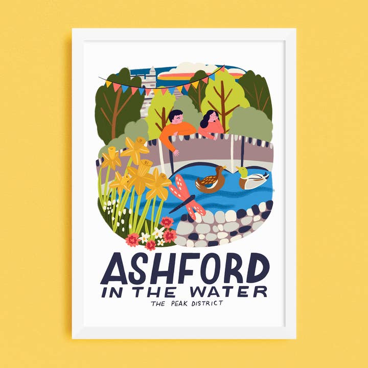 Ashford Travel Poster for wholesale by Lauren Radley