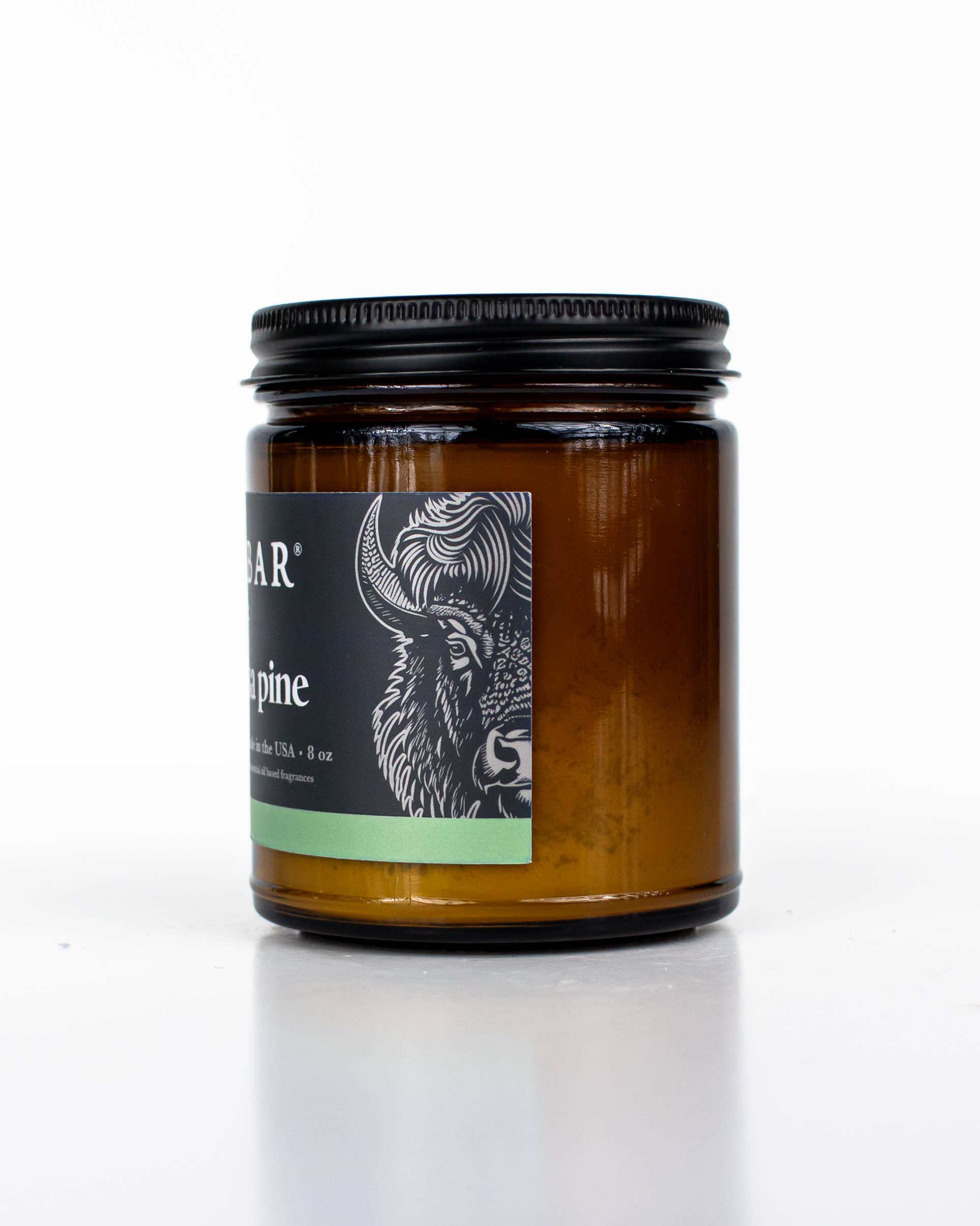 Big Crazy Buffalo – wholesale Burkljus – Ponderosa Pine Bison Talgljus - 8oz2