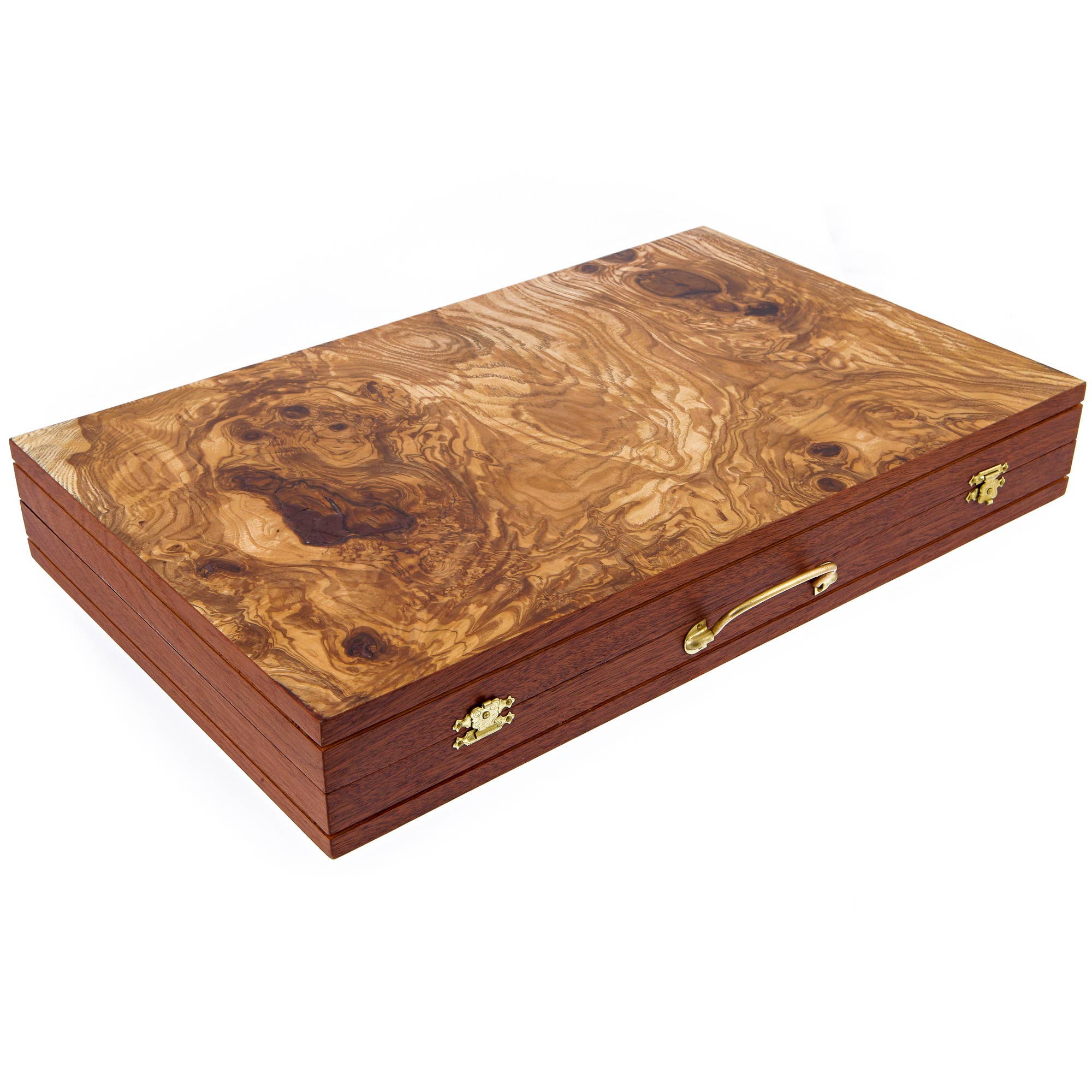 ARTIA LTD – wholesale Board game – Olive Wood Backgammon Set, Handmade   Large Size with Slots1