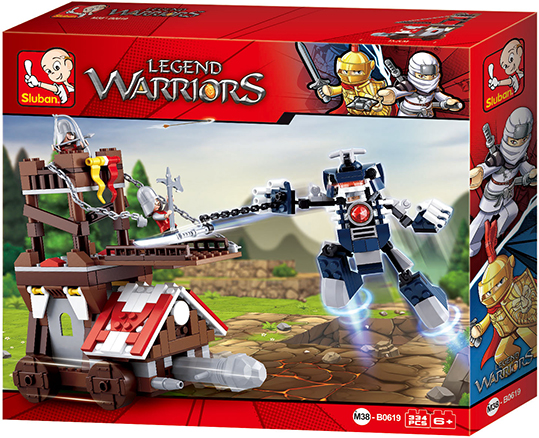 Sluban Europe BV - Wholesale Building Set - Kids - M38-B0619/Legend Warriors battering ram1