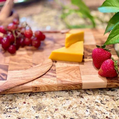 Käseblock aus Olivenholz für den Großhandel von Natural OliveWood