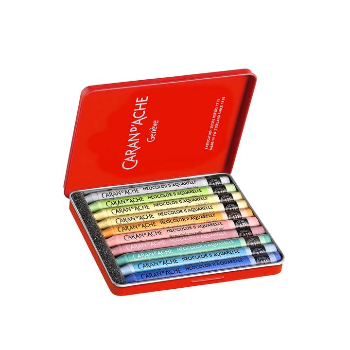 Caran d'Ache - Wholesale Pastels - Set of 10 NEOCOLOR™ II 50th Anniversary - Pastel2