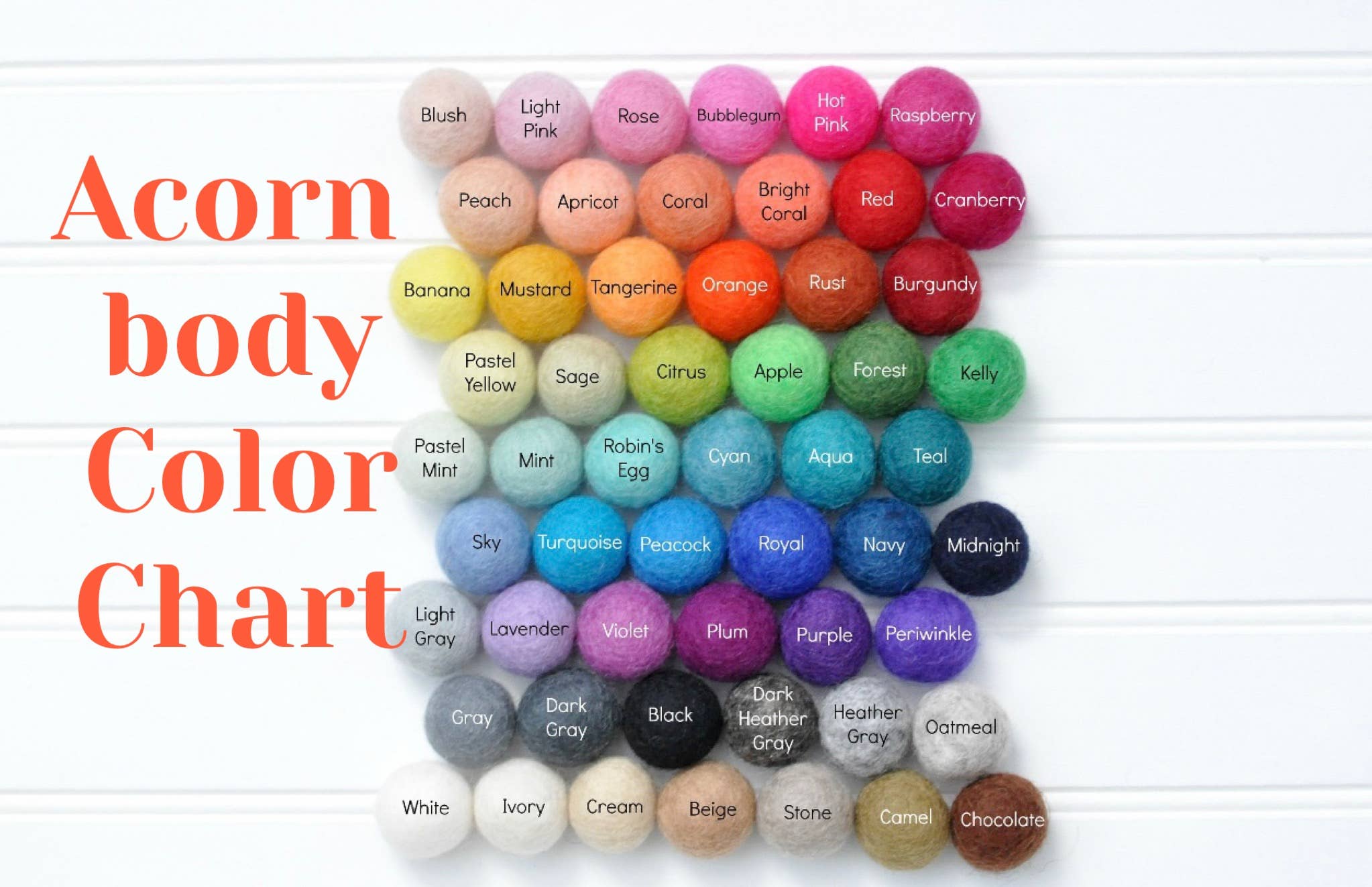 Leanne Bruce Co. - Wholesale Decorative Tabletop Object - Acorn Wool Felt Home Decor Real Caps Natural EO Diffuser4