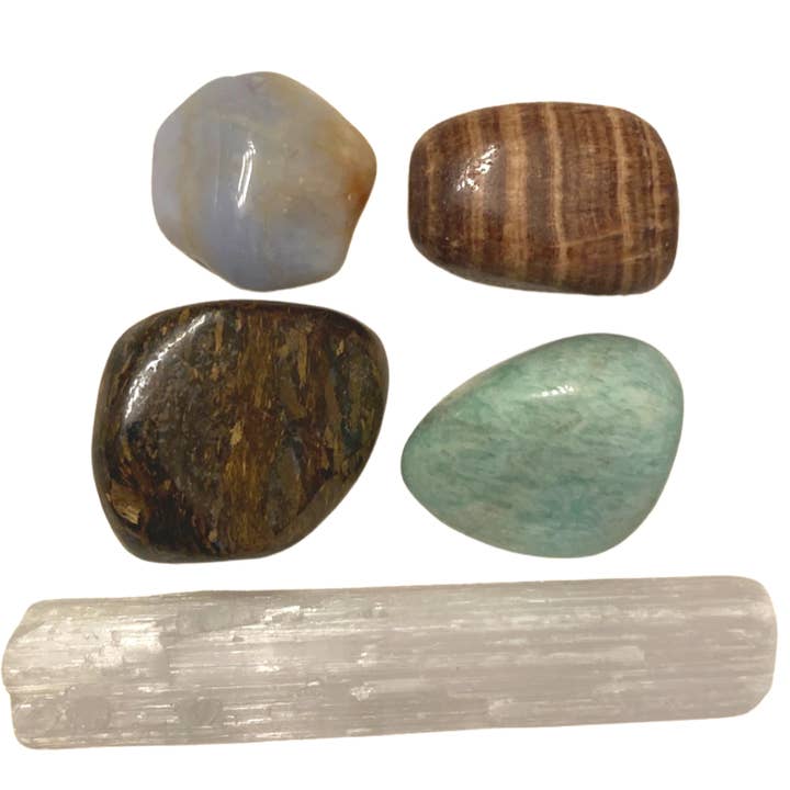 Calming Gemstone Set for wholesale by HK Higher Knowing
