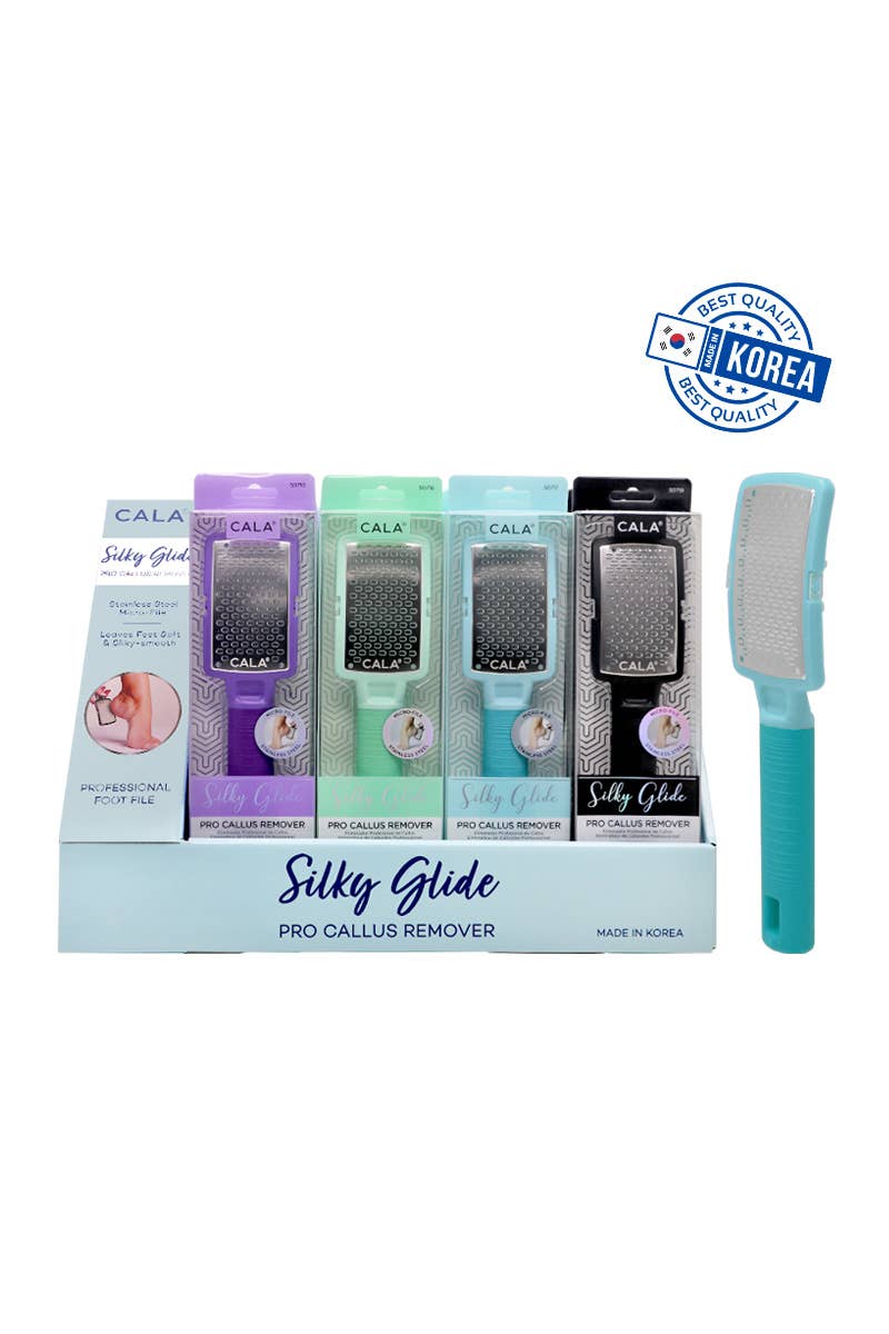 PINEAPPLE Beauty - Wholesale Pumice/Exfoliating Stone - CALA 50704B Silky Glide Pro Callus Remover Display Set -24pc0