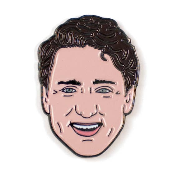 Unemployed Philosophers Guild - Venta al por mayor Botón/prendedor - Justin Trudeau y alfileres de hoja de arce4