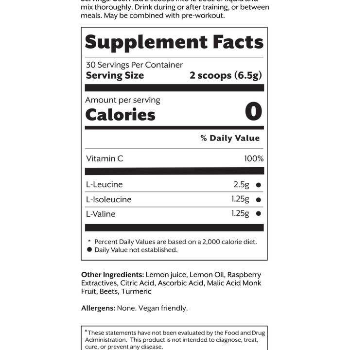 Promix - Wholesale Protein/Superfood Powder - Raspberry Lemon BCAA Powder2