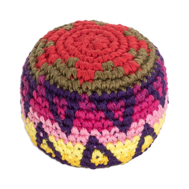 NOVICA - Wholesale Classic Toy - Kids - Novica Handmade Geometric Mix Cotton Hacky Sack2