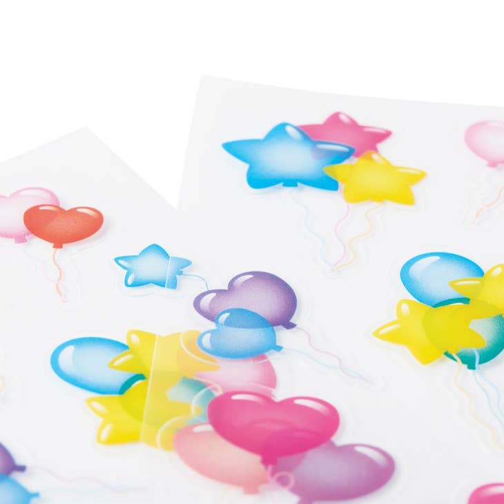 Heart Balloon Sticker - Waterproof Sticker- Mylar Heart Ballon