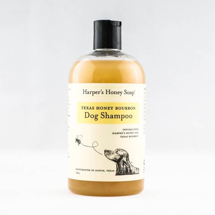 Texas Honey Bourbon Dog Shampoo for wholesale by Harper's Honey