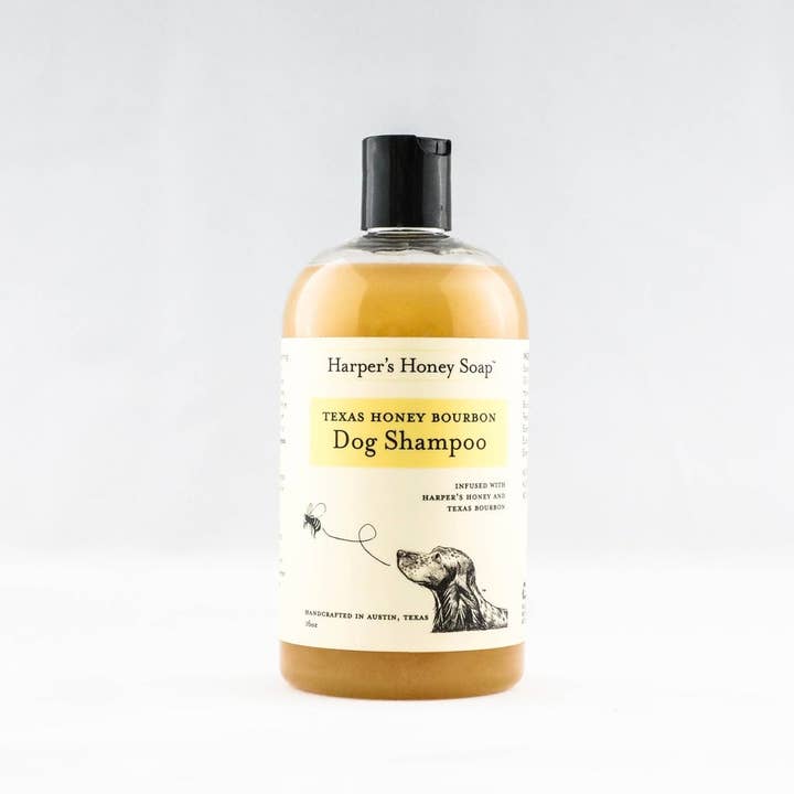 Texas Honey Bourbon Dog Shampoo for wholesale by Harper's Honey