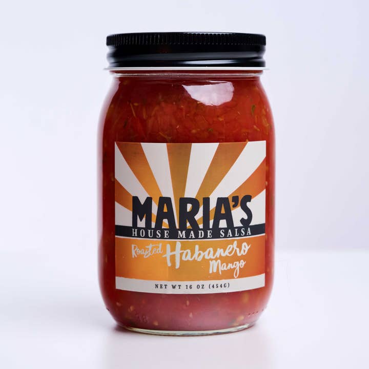 Roasted Habanero Mango Salsa for wholesale by Maria's House Made Salsa