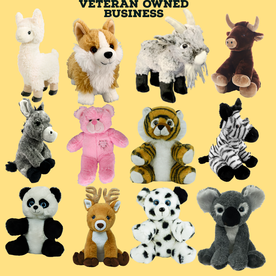 Wholesale Make a Teddy bear party; unstuffed animal skins. 12/box for