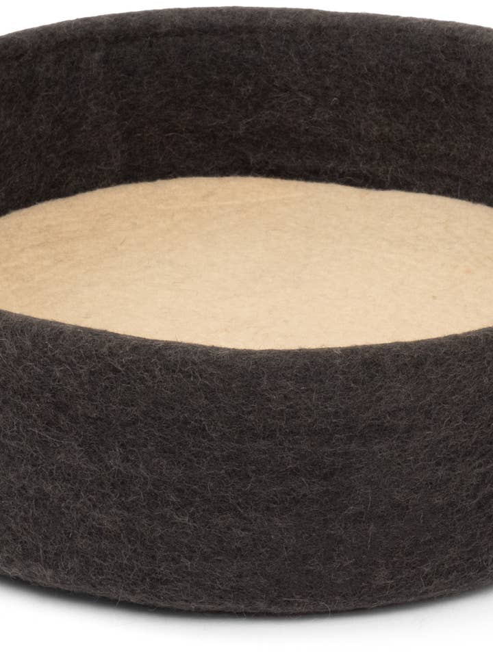 Kuno Cat Basket - Inlay Beige for wholesale by myfelt