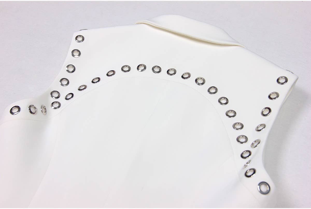 Productseeker – wholesale Klänning - Dam – DR641Y Handstansad ärmlös figursydd kostymklänning för kvinnor13