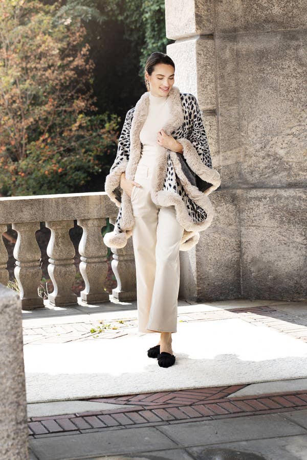 SAACHI - Wholesale Kimono - Women's - Faux Fur Cheetah Party Kimono15