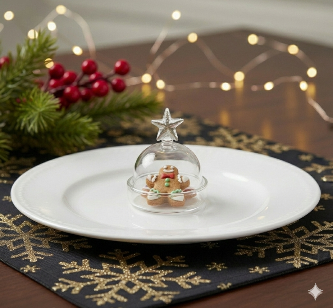 AULICA – wholesale Dekorativt bordsobjekt – Stjärntallrikspresent3