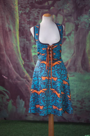 Costurero Real - Vente Corset – femme - Corset style Renaissance à motifs écureuil, William Morris5