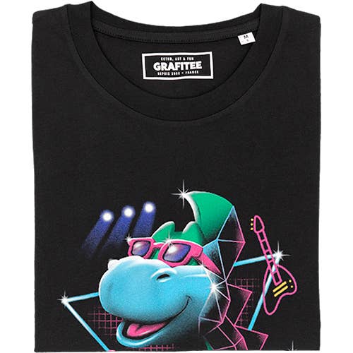 Grafitee – Engroshandel T-shirt med print - Unisex – Let's Rock T-shirt – musik- og popkultur T-shirt1