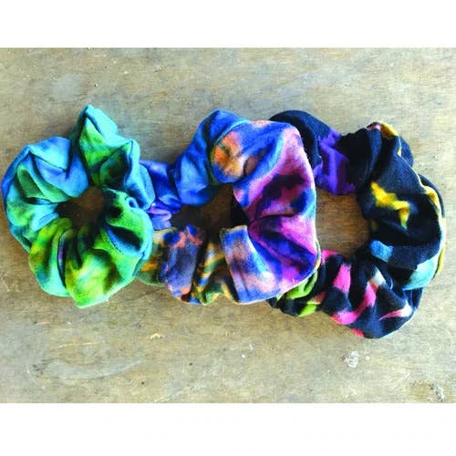 Jayli Clothing - Wholesale Scrunchie - Women's - Rayon Spandex Tie Dye Hair Scrunches Boho Hippie1