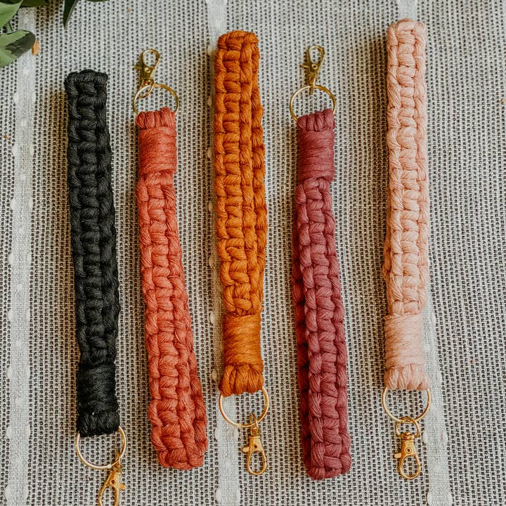 Knotted - Wholesale Keychain - Women's - Macrame Wristlet Keychain