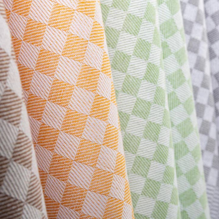 Rune-Jakobsen Design – Toalha de chá por atacado – 'Squares' - Toalhas de chá de algodão1