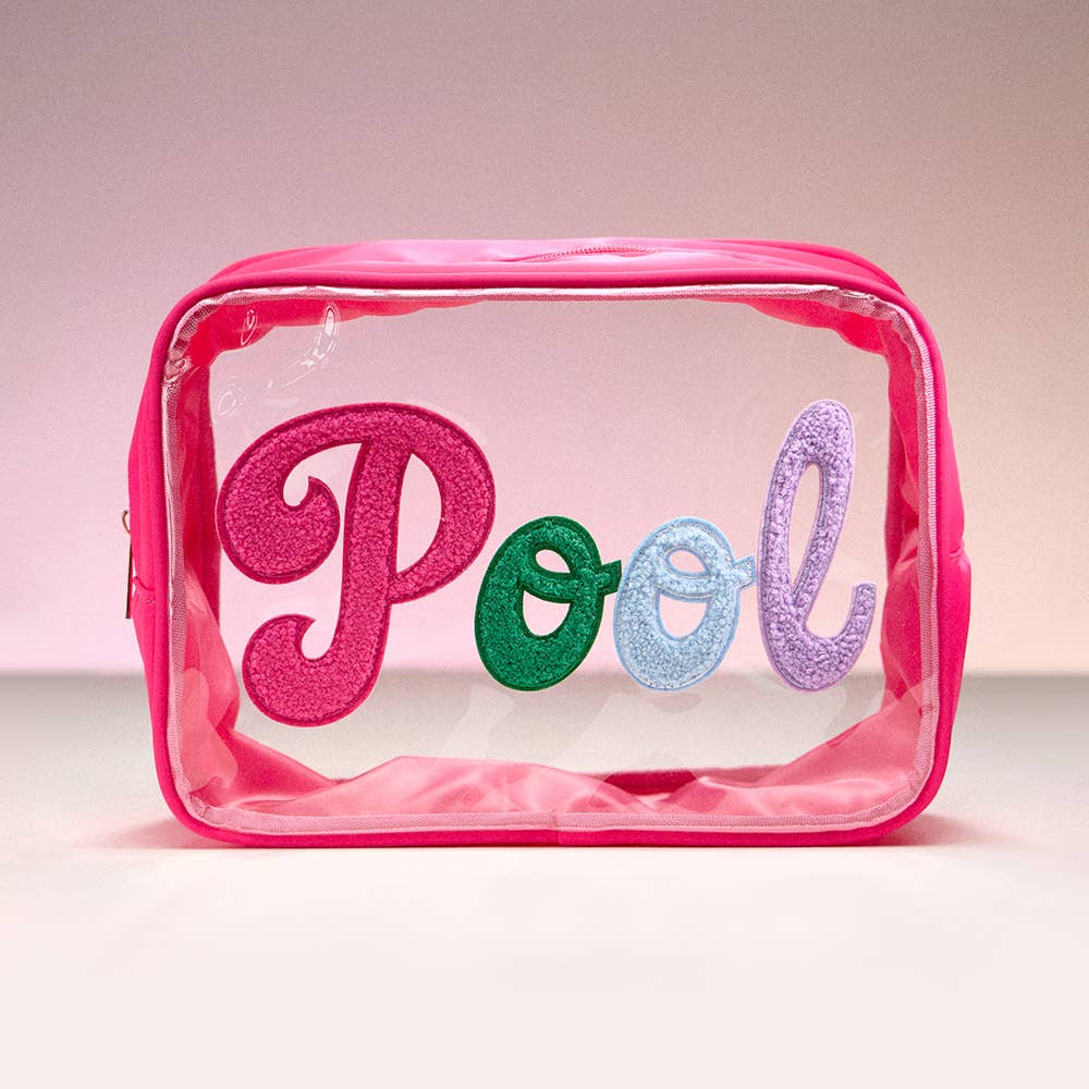 Sensibling Corp. - Wholesale Pouch - Women's - Pool Message Transparent Pouch Bag / Organizer
1