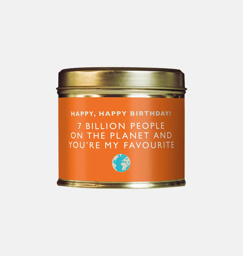 Shearer Candles – wholesale Travel candles – Happy Birthday You're My Favourite Large Scented Tin Candle0