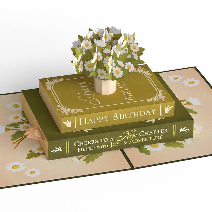 Cheers to a New Chapter 5x7" Birthday Pop-Up Card and other Purchase Wholesale new chapter. Free Returns & Net 60 Terms on Faire trending on Faire.