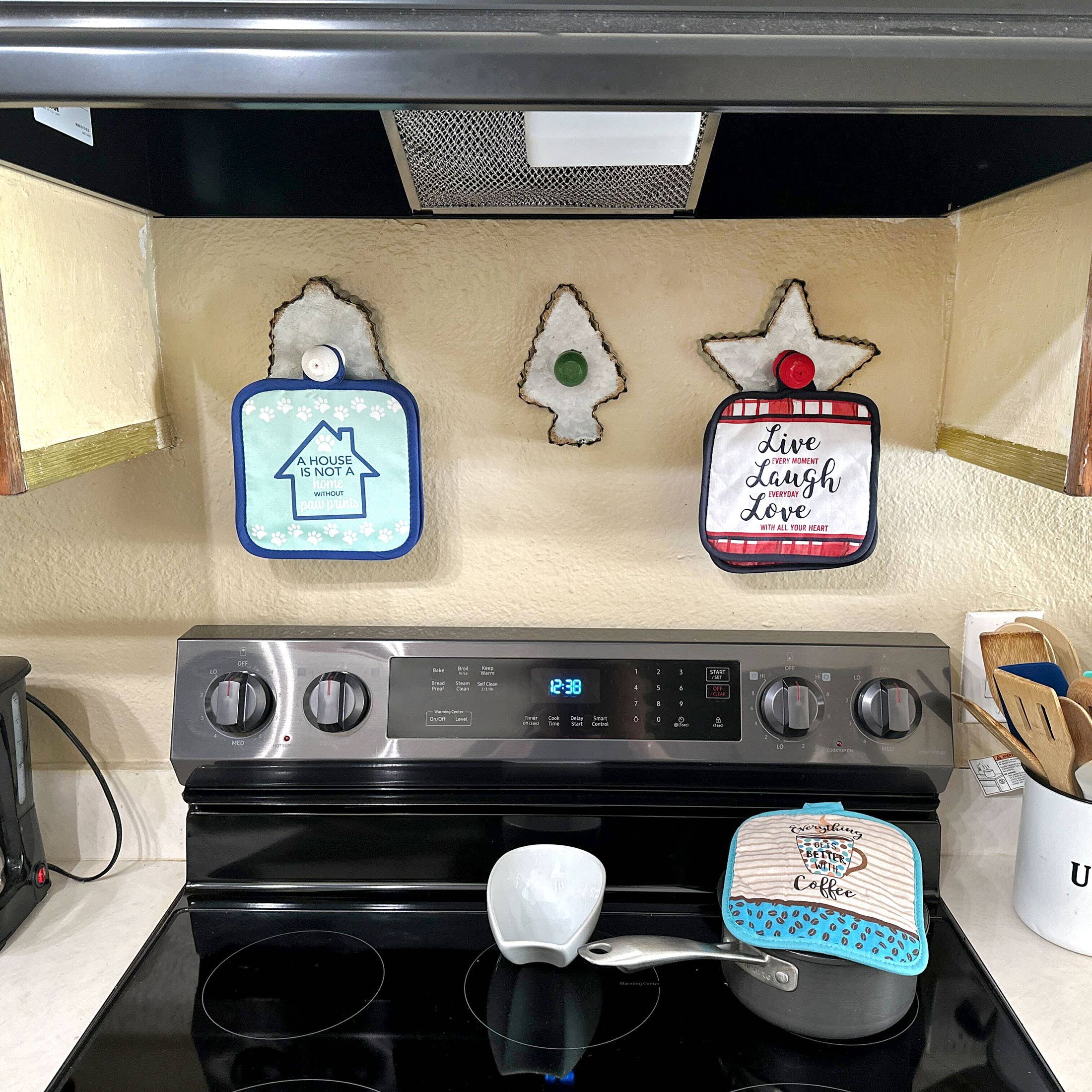 Zeckos – Großhandel Wandhaken – Set mit 3 Wandhaken aus verzinktem Metall2