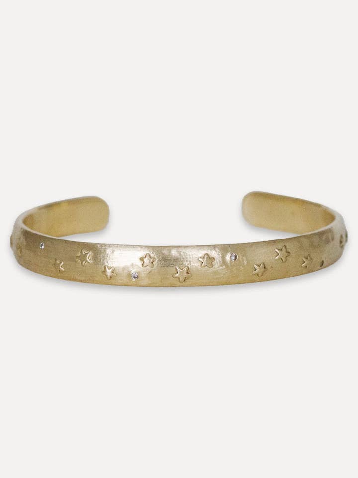 Satnam Diamond Cuff for wholesale by Lulu Designs