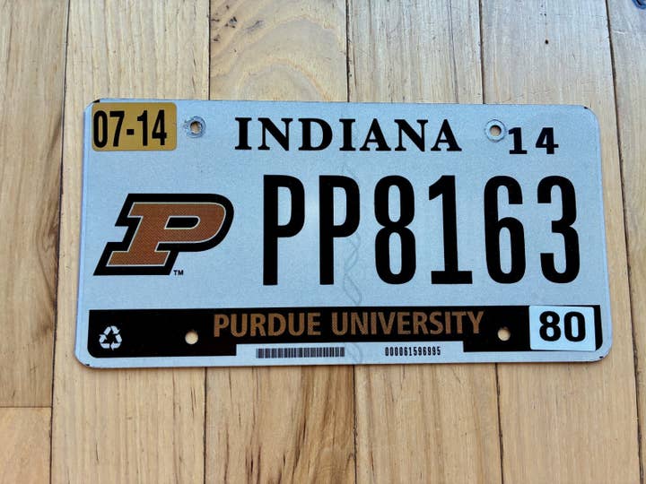 2014 Indiana Purdue University Nummerplade for engroshandel hos RusticPlates