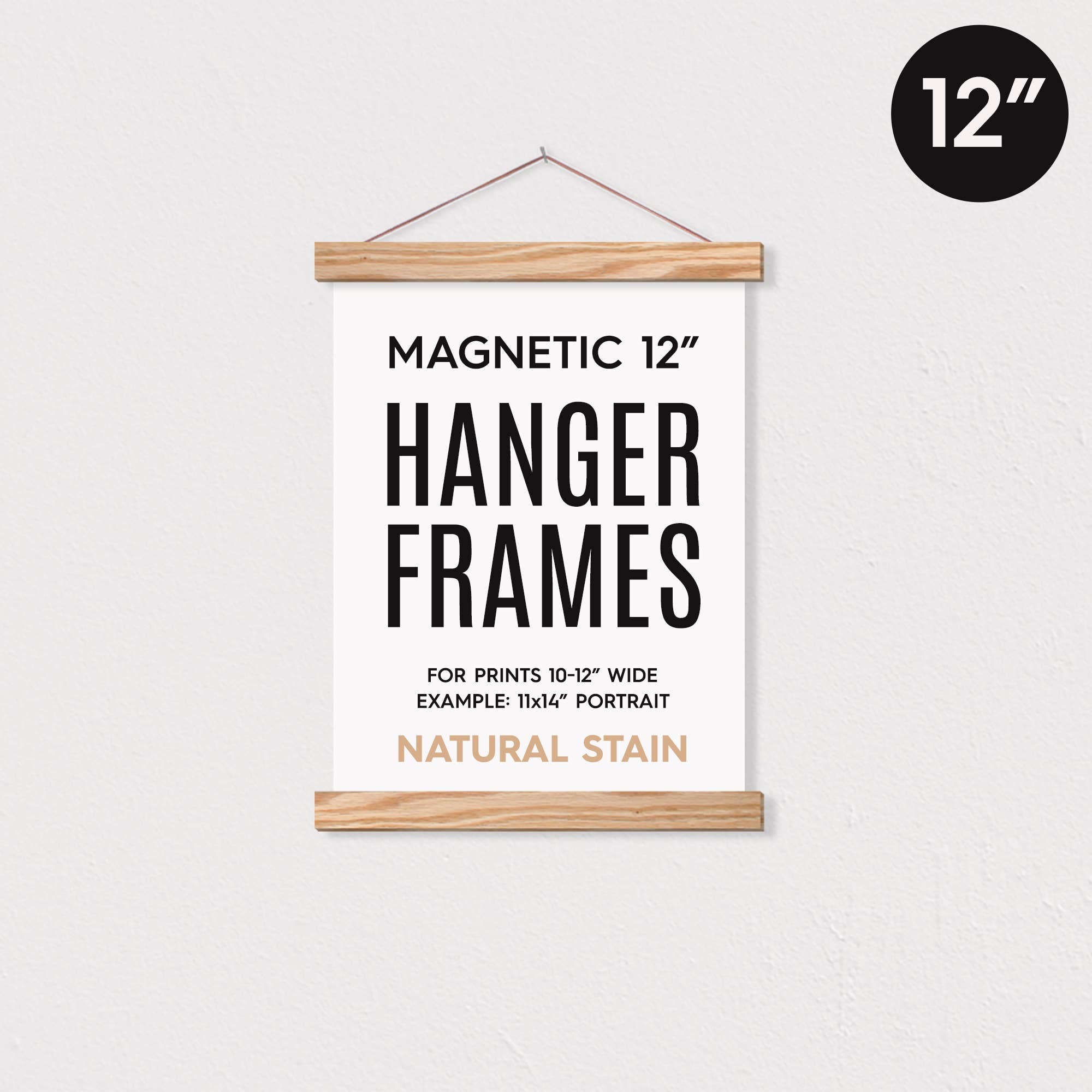 Hanger Frames - Wholesale Picture Frame - 12" MAGNETIC Poster Hanger Frame™0