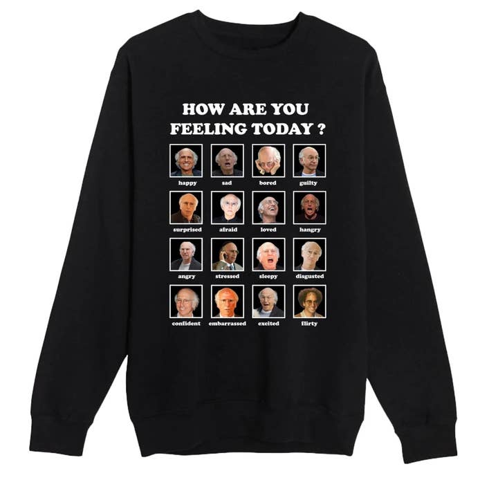 SUDADERA LARRY DAVID FEELINGS para venta al por mayor de Hamsa Club