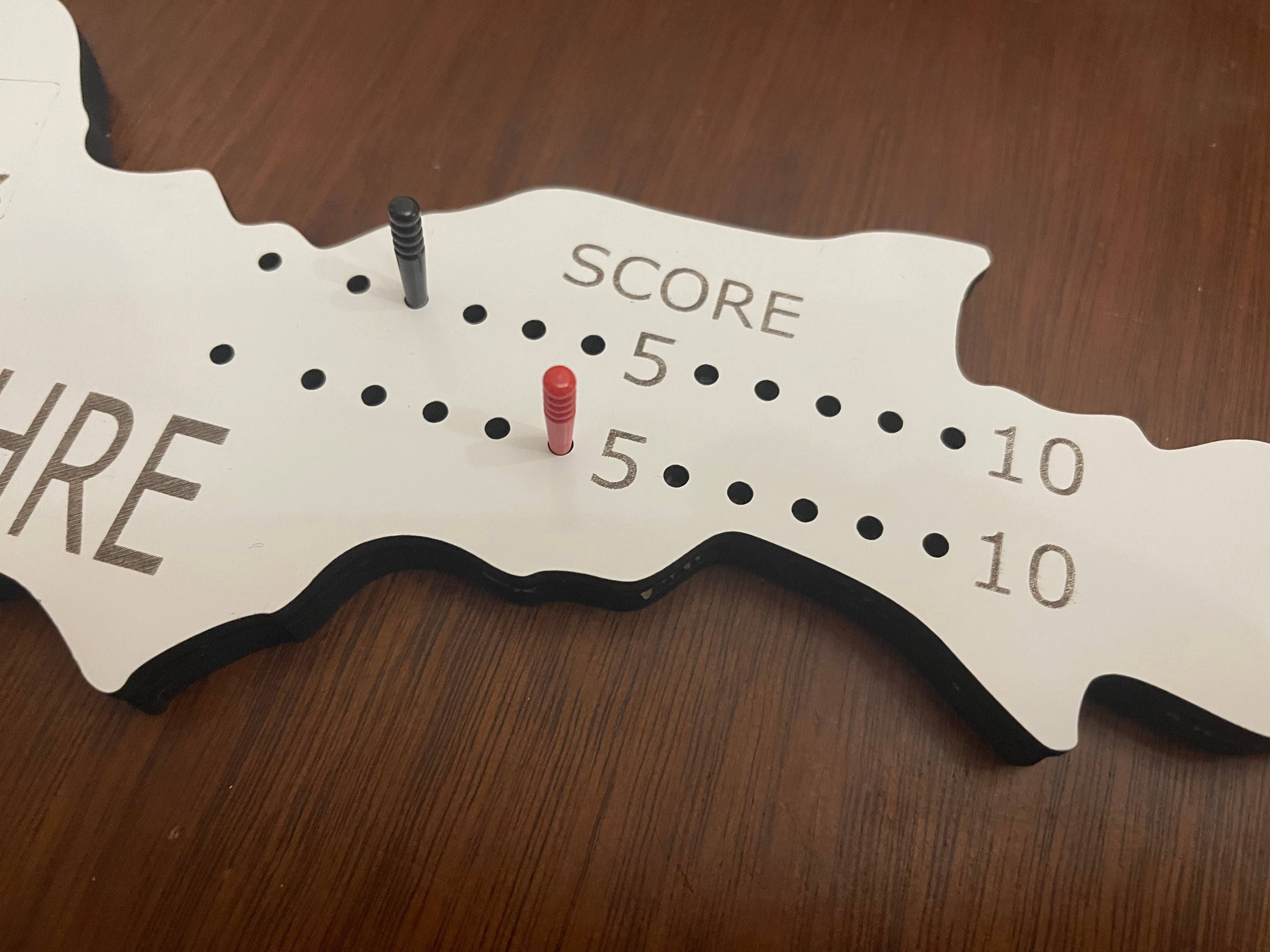 Michigan Proud Gifts - Wholesale Board Game - Michigan upper Peninsula Shaped Euchre Game Board1