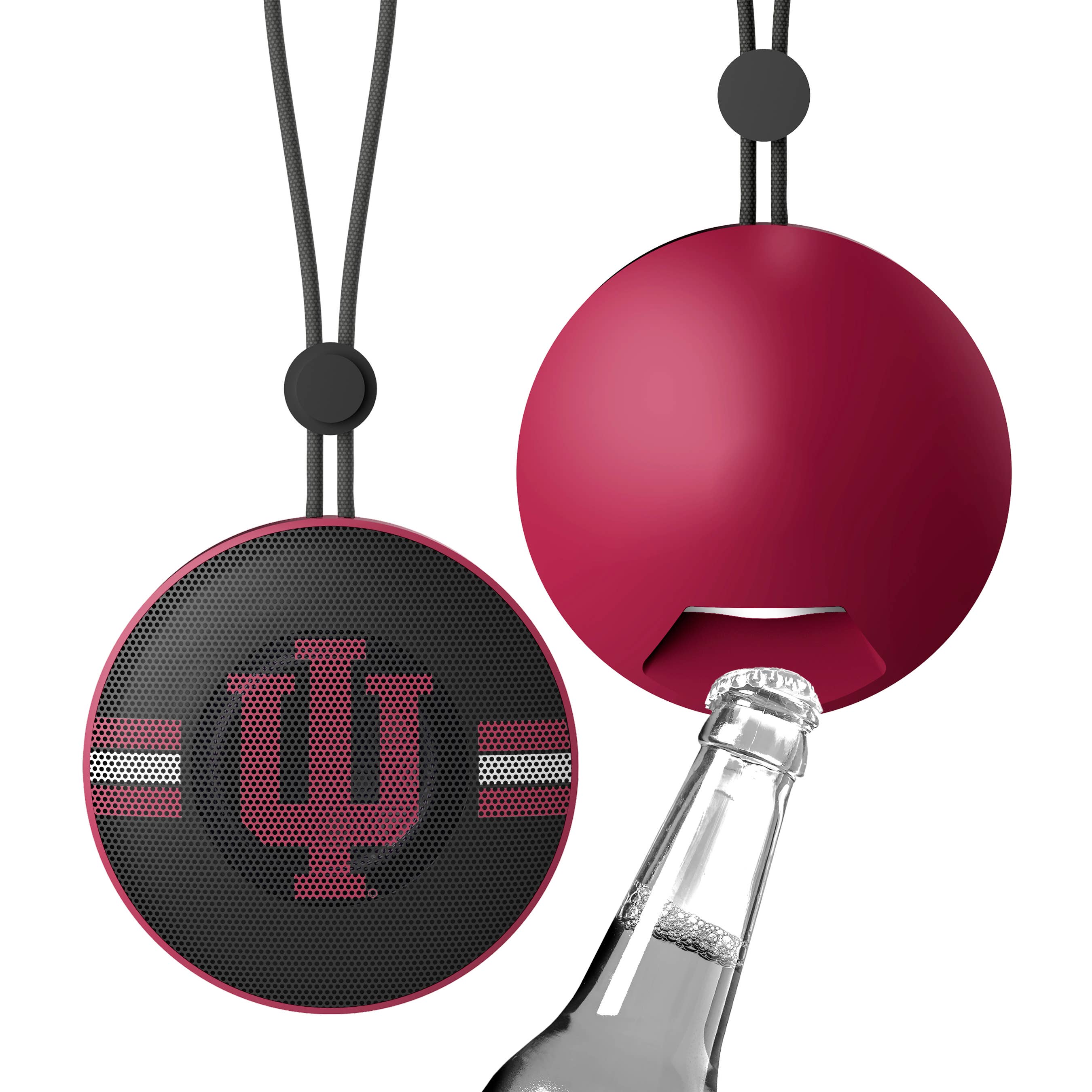 Prime Brands Group - Wholesale Speakers - NCAA Indiana Hoosiers Wireless Bottle Opener Speaker1