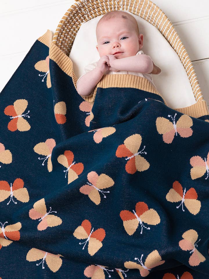Beau Butterfly Blanket for wholesale by Indus Design