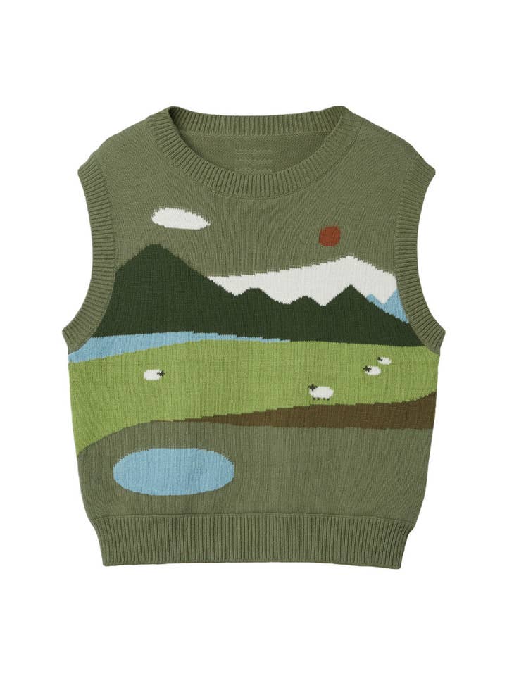 The Homestead Sweater Vest for wholesale by Kina and Tam