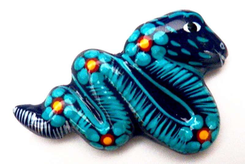 Costello International - Wholesale Wall Accent - Ceramic Art Magnet by Native American Artisan Magdalena Diaz52