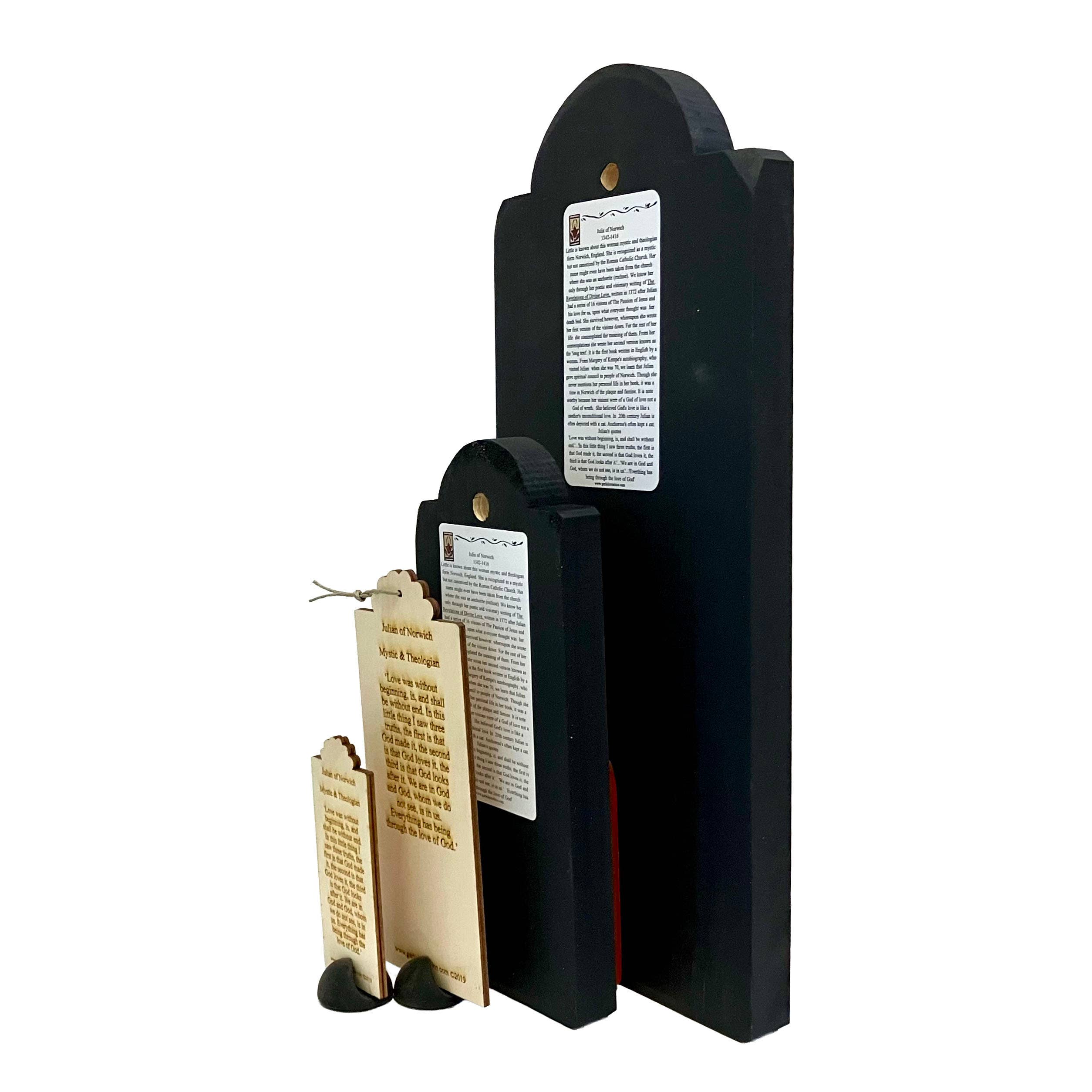 Lynn Garlick Retablos - Wholesale Painting/Drawing - Julian of Norwich-solitary women, writers, solitude, cats.3