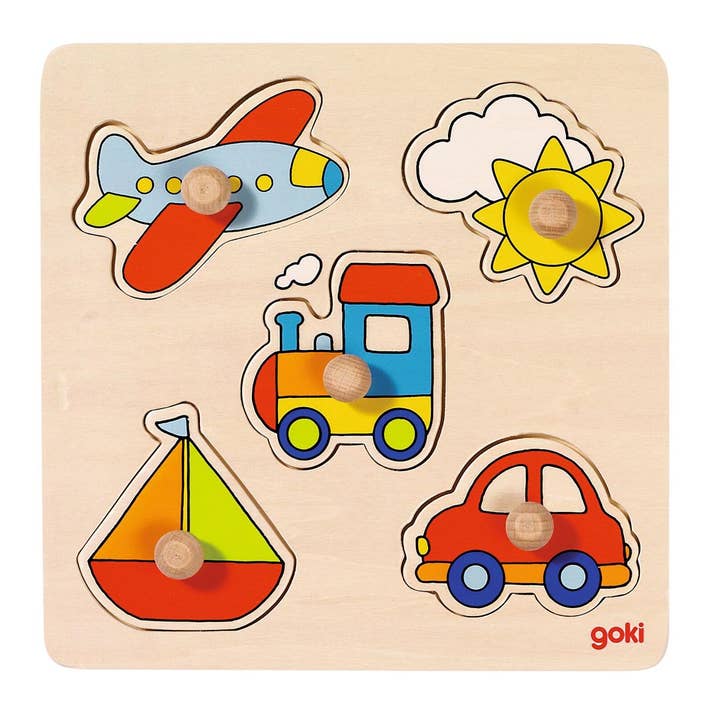 Lift-out puzzle - My journey, Goki Essentials for wholesale by Goki America