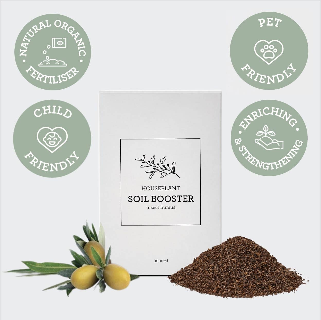 Generosa - Wholesale Fertilizer - ORGANIC FERTILIZER | Soil Booster Insect humus 1000 ml2