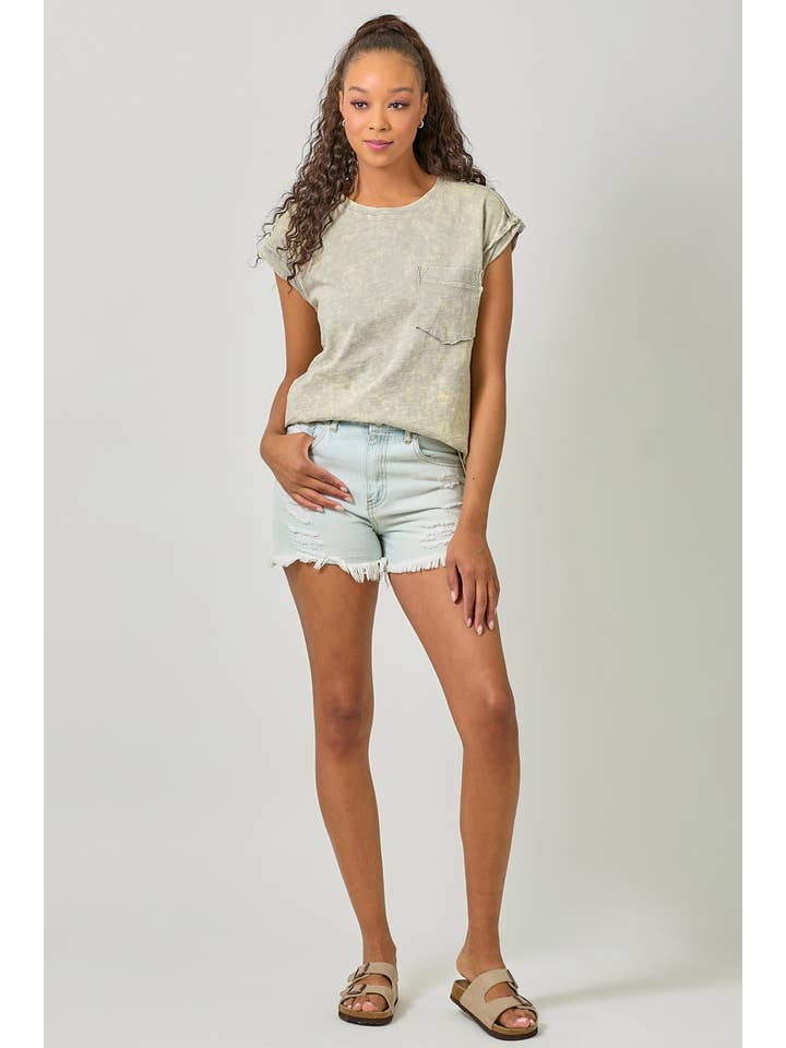 Mystree - Wholesale T-Shirt - Women's - 61119 Washed Slouchy Essential Tee4