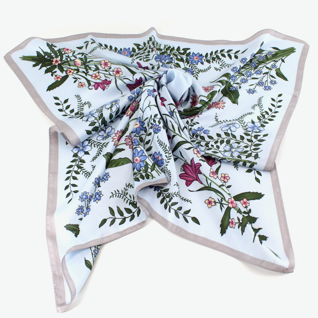 Pretty Persuasions - Wholesale Scarf - Women's - S25095 Floral Square Scarf (28"x28")6